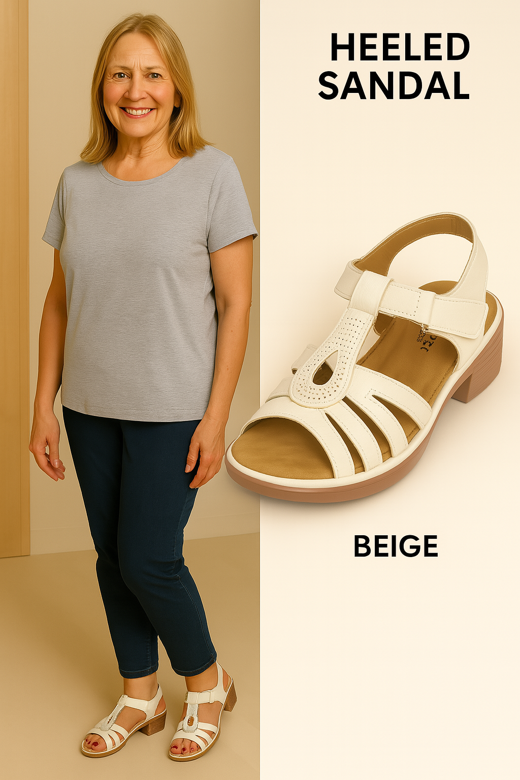 SANDALIA MUJER TACON BAJO PF-5082-2