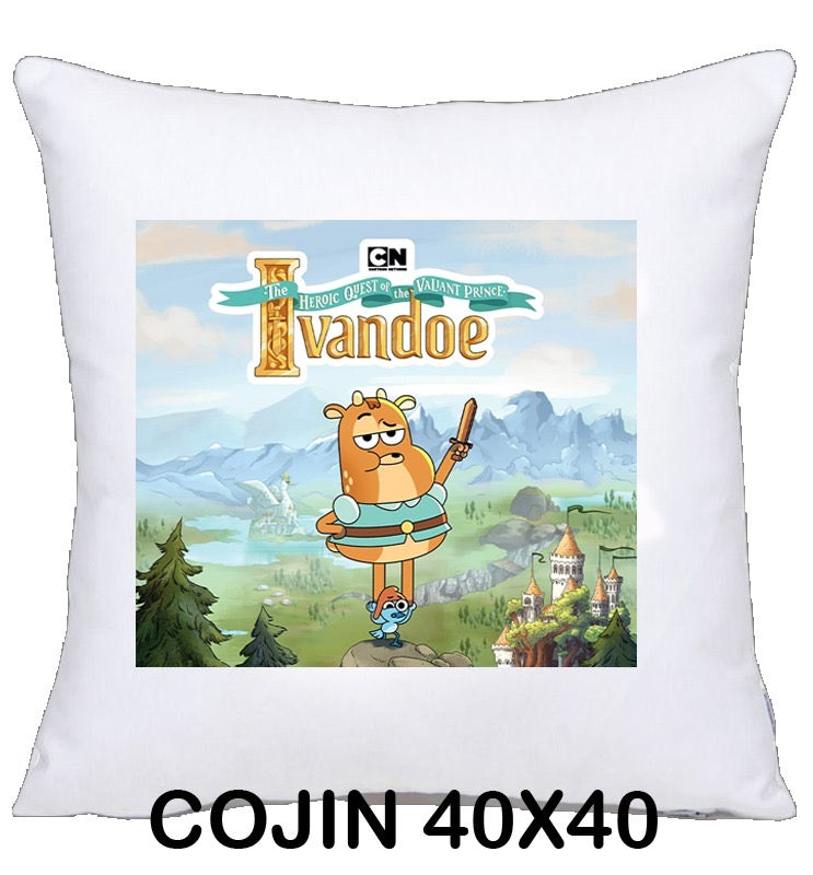 COJIN 40X40 IVANDOE DECORACION HOGAR REGALOS