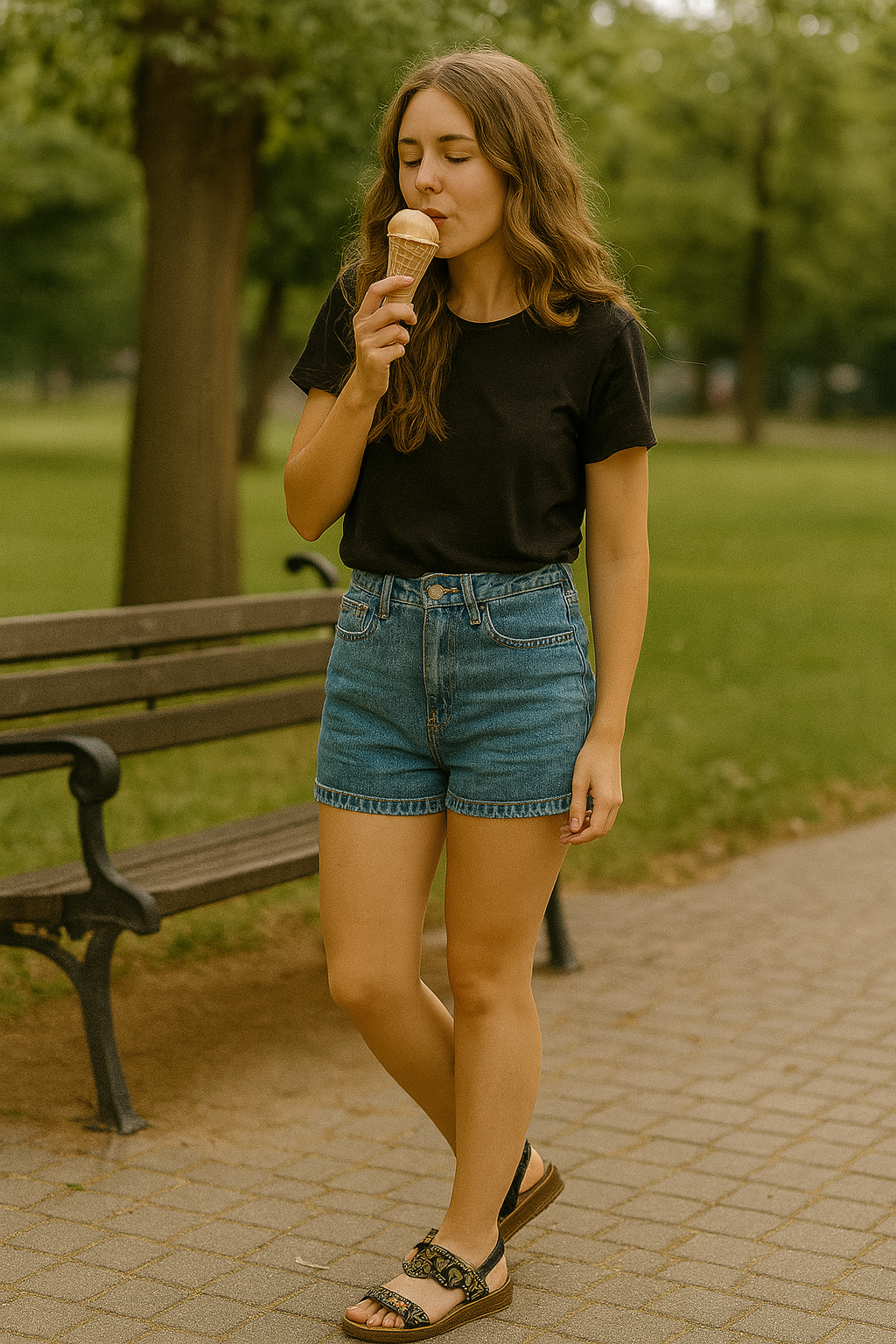 SANDALIA PLANA COMODA BRILLO 2220-01