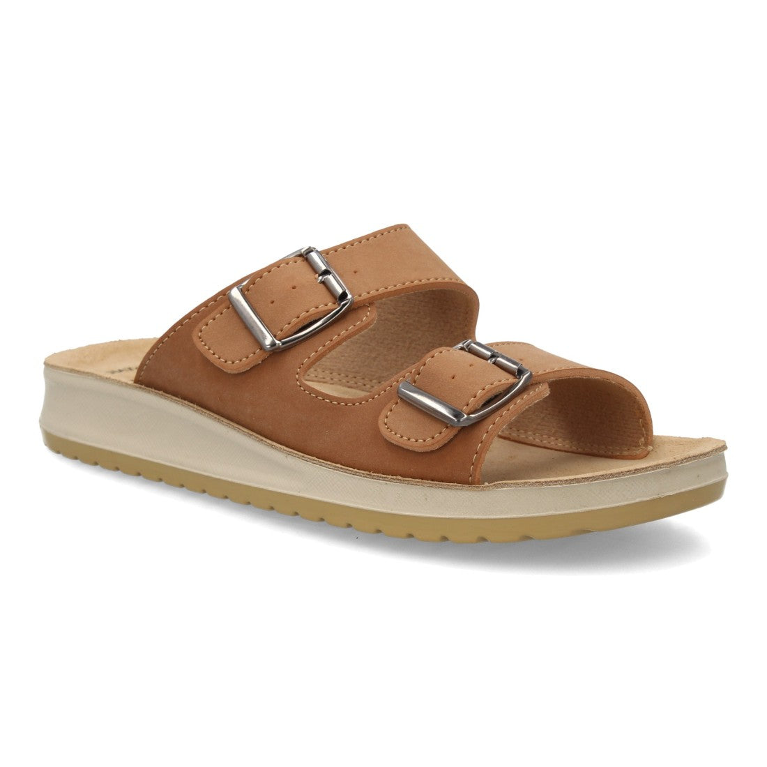Sandalias Anatómicas Mujer con Doble Hebilla | Plantilla Confort | Varios Colores 6542
