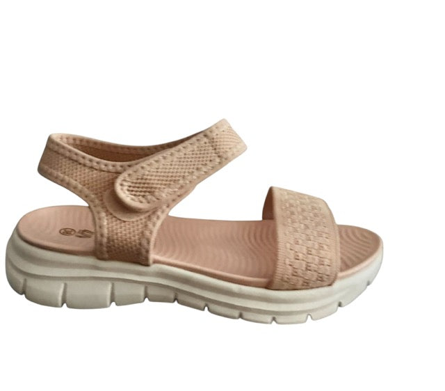 SANDALIA DE TELA CON BELCRO 3875-2Y4