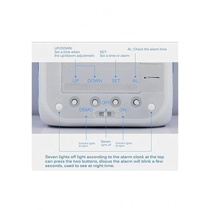 RELOJ DESPERTADOR CON ALARMA Y LUCES LED CRAIG OF THE CREEK