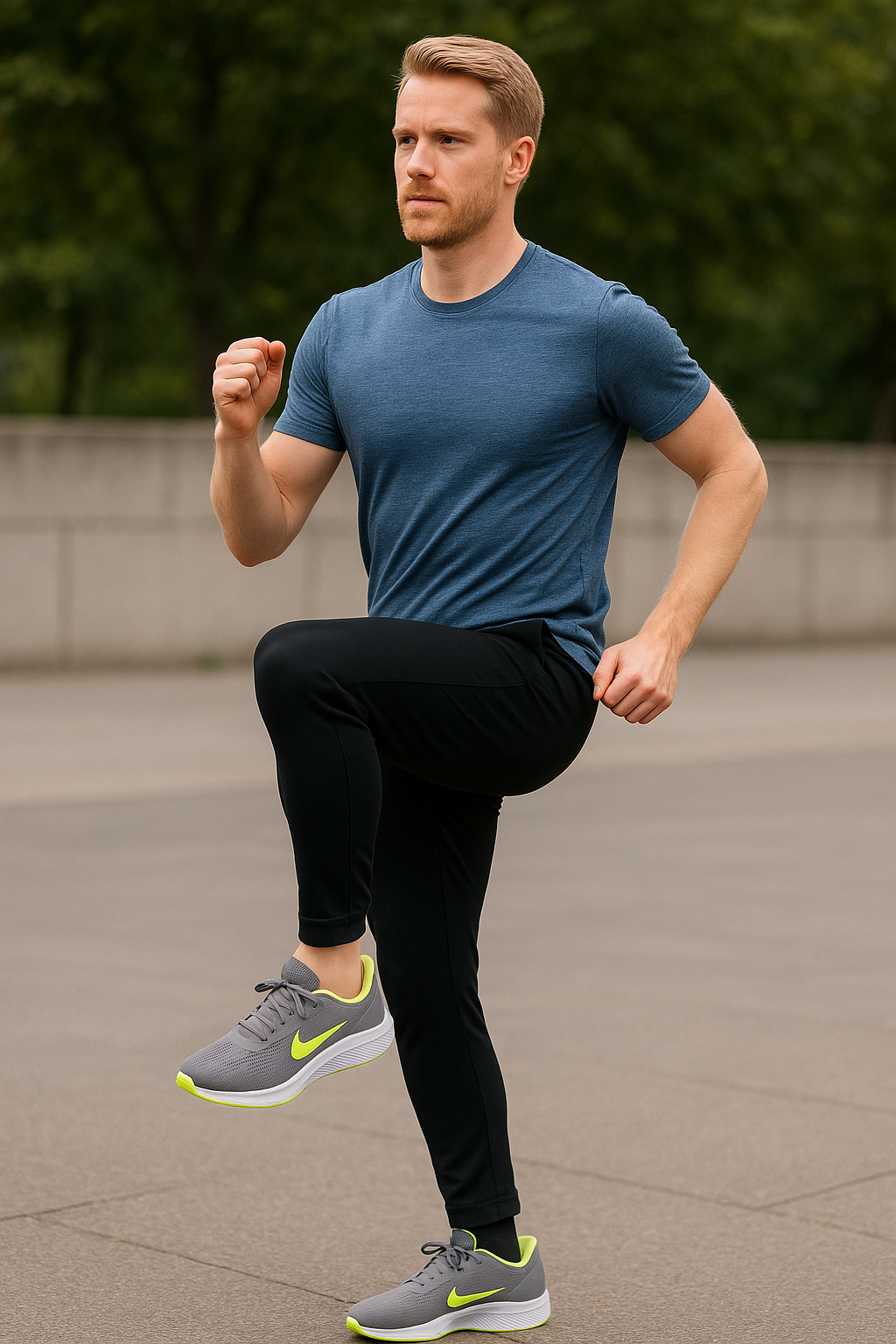 DEPORTIVA DE HOMBRE GRIS Y VERDE SH165-2