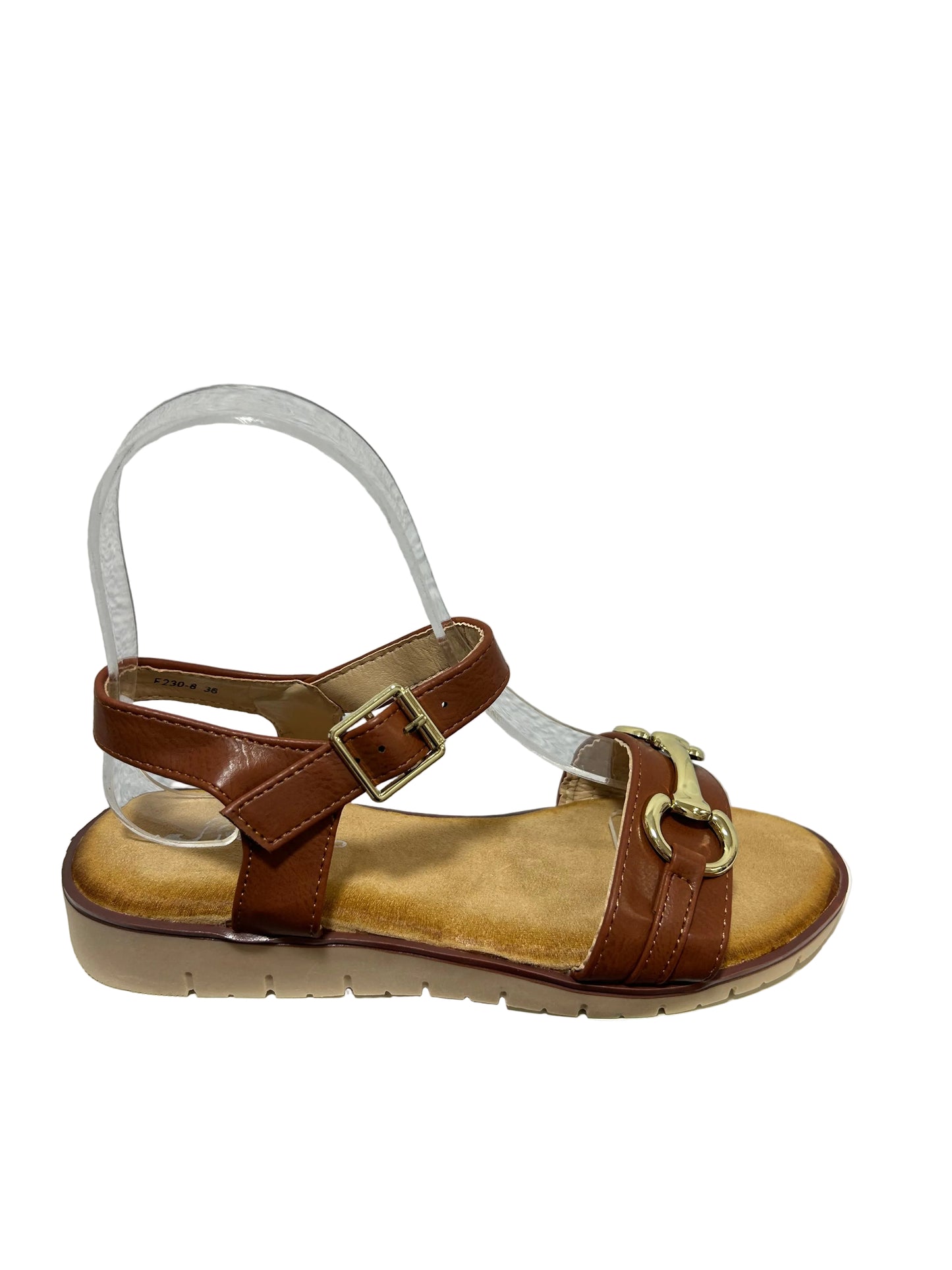 Sandalias Plataforma Beige con Hebillas Doradas – Elegantes y Cómodas para Mujer
F230-8