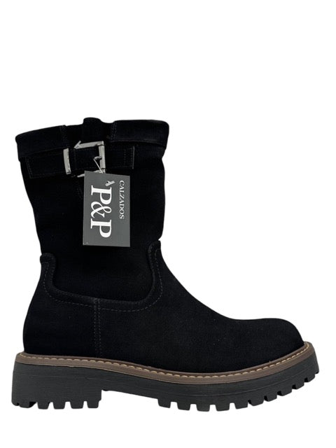 Bota Casual Kaki con Suela Track – Disponible en 3 Colores 8613
