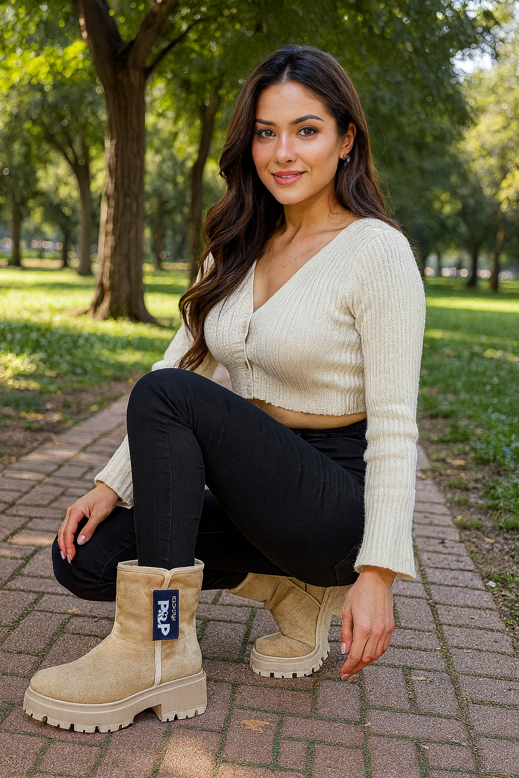 Botines Urbanos Beige con Suela Antideslizante
Y8D-AX4006-01