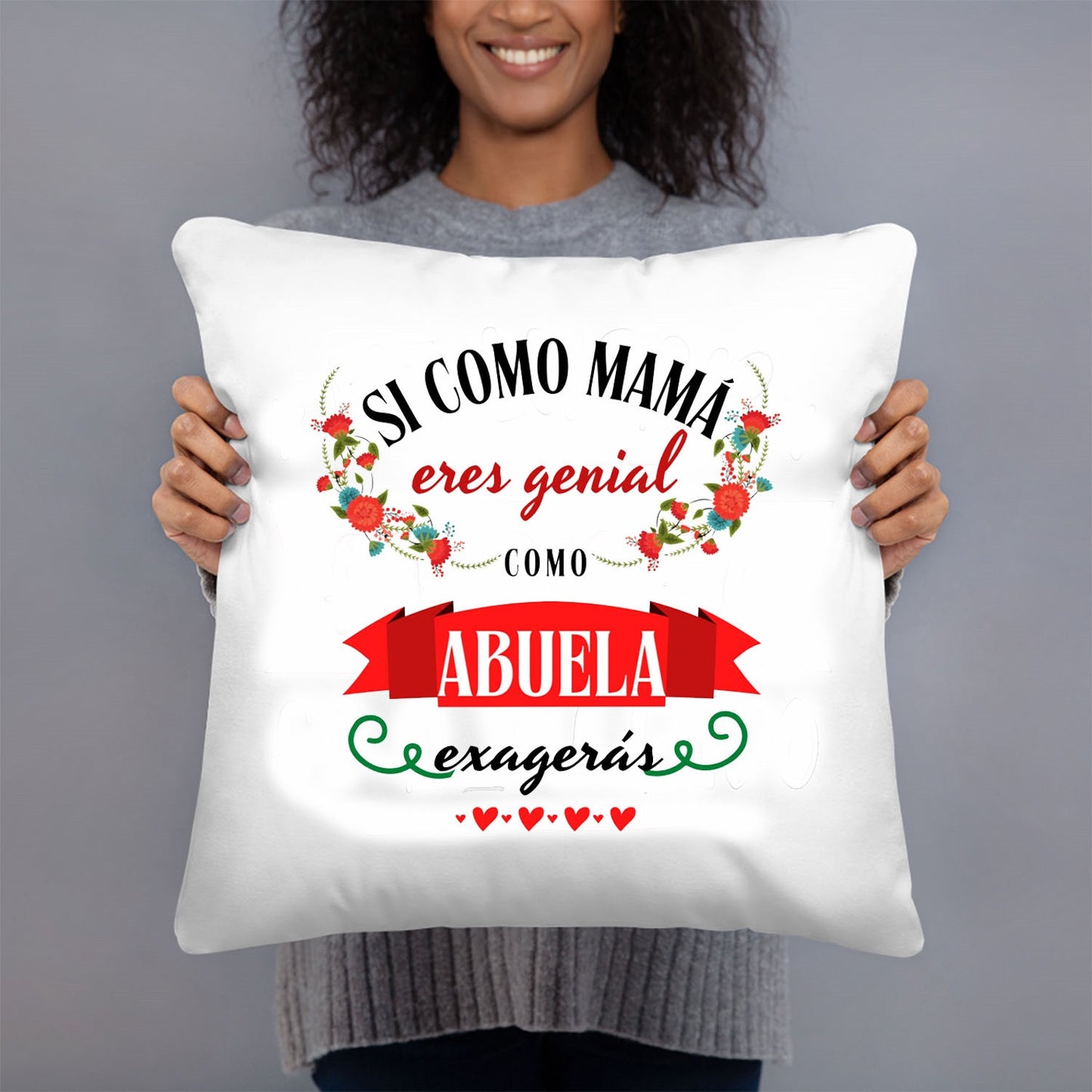 COJIN 40X40 ABUELA DECORACION HOGAR REGALOS