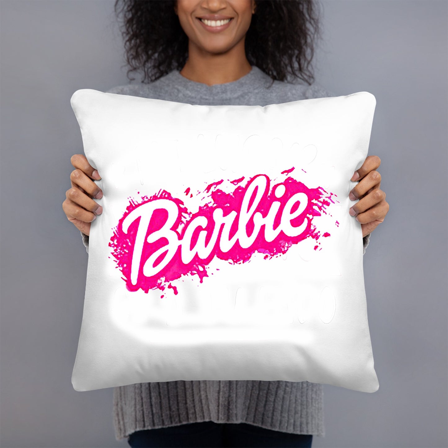 COJIN 40X40 BARBIE DECORACION HOGAR REGALOS