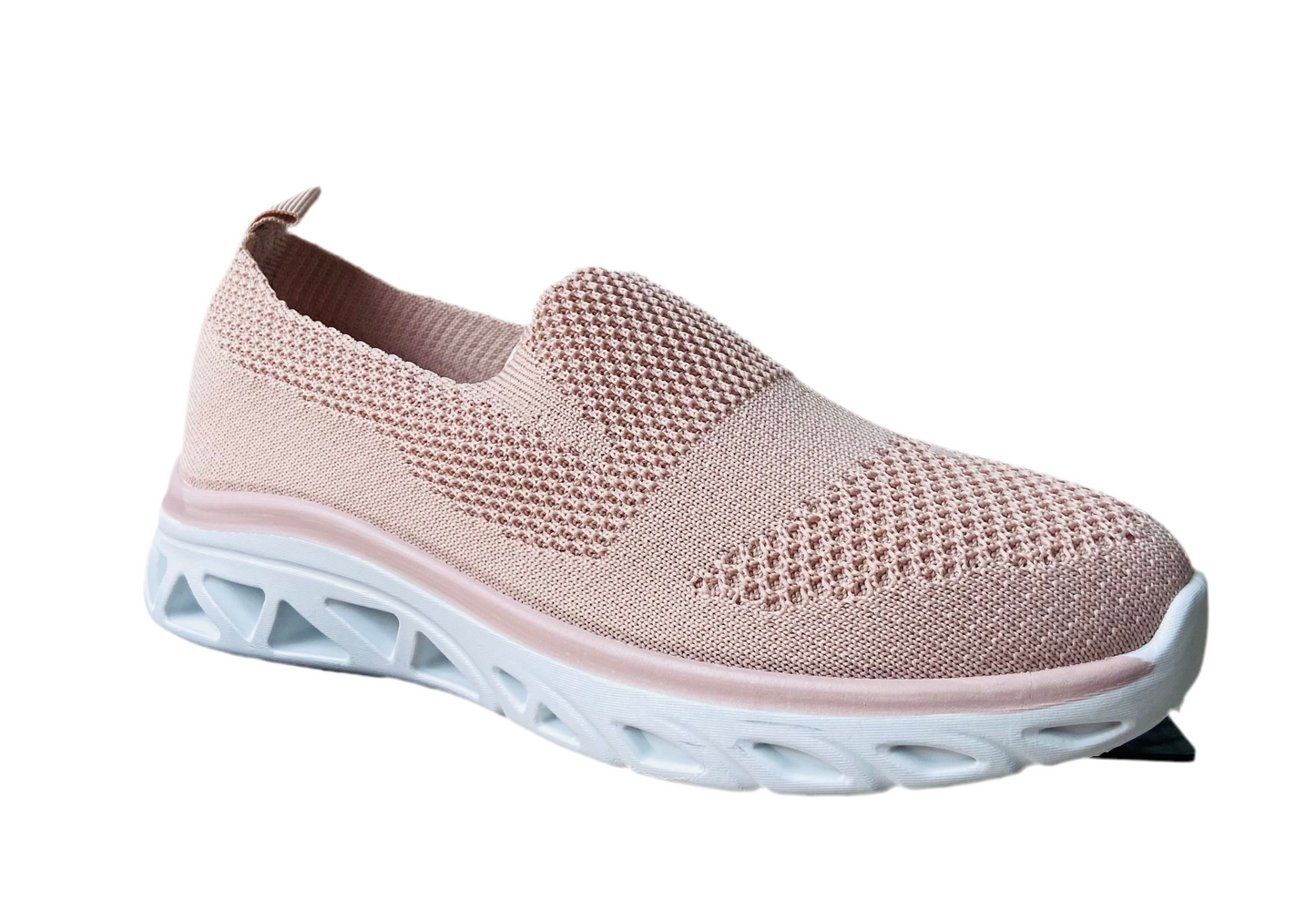 Zapatillas Mujer Rosa de Tela Transpirable – Slip On Cerradas Ultraligeras y Cómodas M523-6