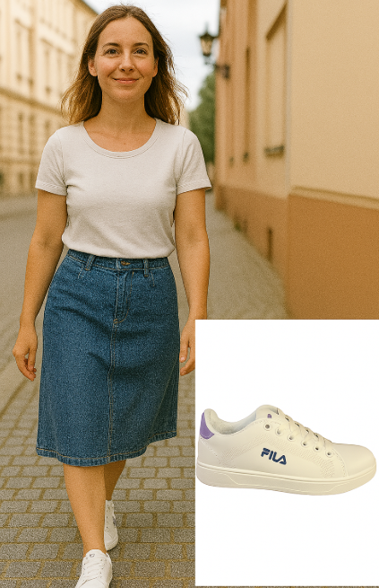 DEPORTIVA BLANCA Y MORADA JF3273