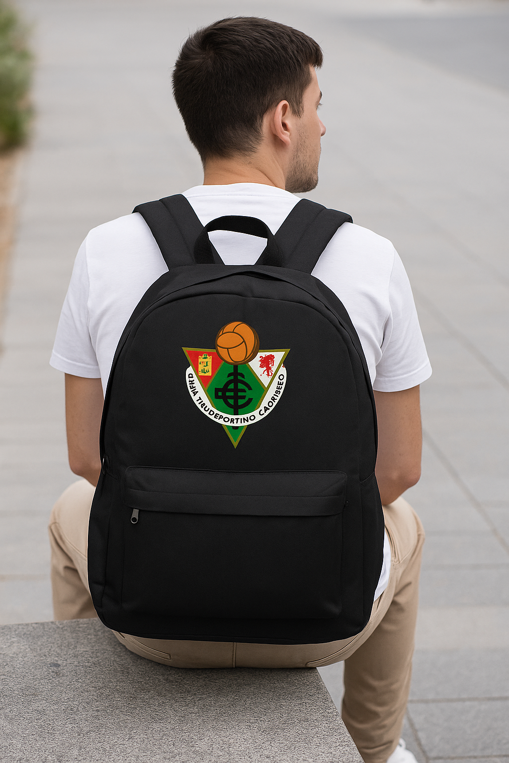 🎒 Mochila . Cacereño – Lleva tus colores con orgullo 💚⚽