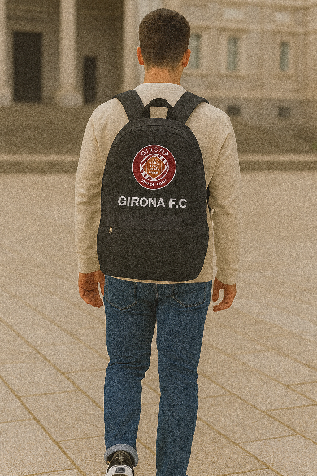 🖤 Mochila Girona Lleva tu pasión siempre contigo ⚽🎒