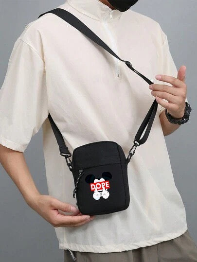 DOPE MICKEY BANDOLOERAS DE HOMBRO DOPE CARTERA BOLSO PARA MOVIL
