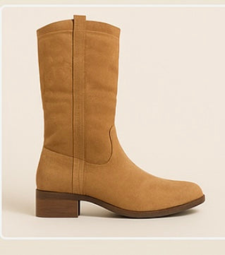 Botas Cowboy Mujer – Estilo Suede con Tacón Bajo | Calzados P&P
R-31