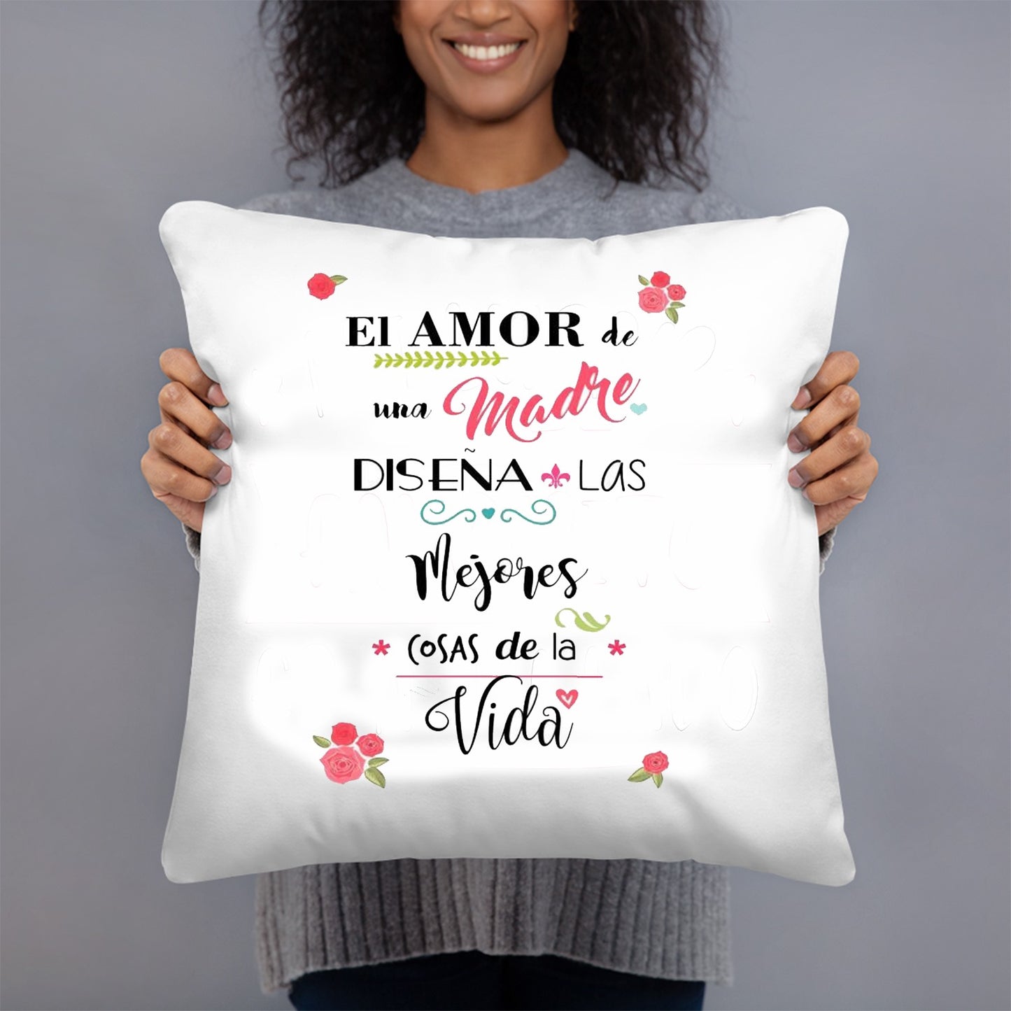 COJIN 40X40 FRASE MADRE DECORACION HOGAR REGALOS