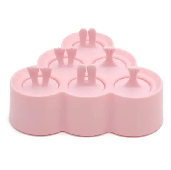 Molde de Silicona para Paletas de Hielo con Figuras de Animales de Dibujos Animados Creativos y Adorables