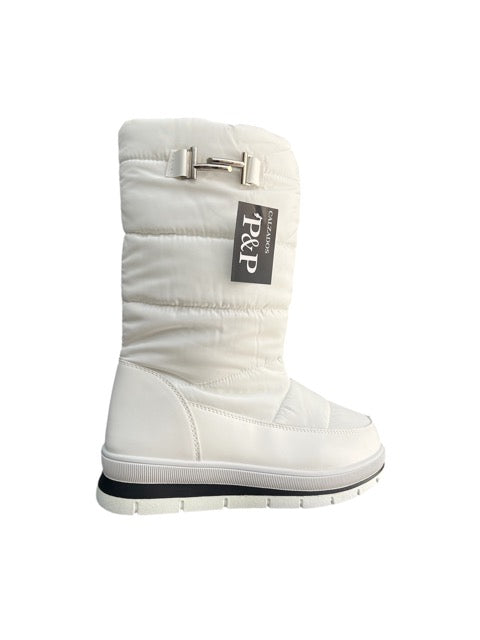 Botines de Invierno Beige con Acolchado – Calidez y Confort para Días Fríos JF3167