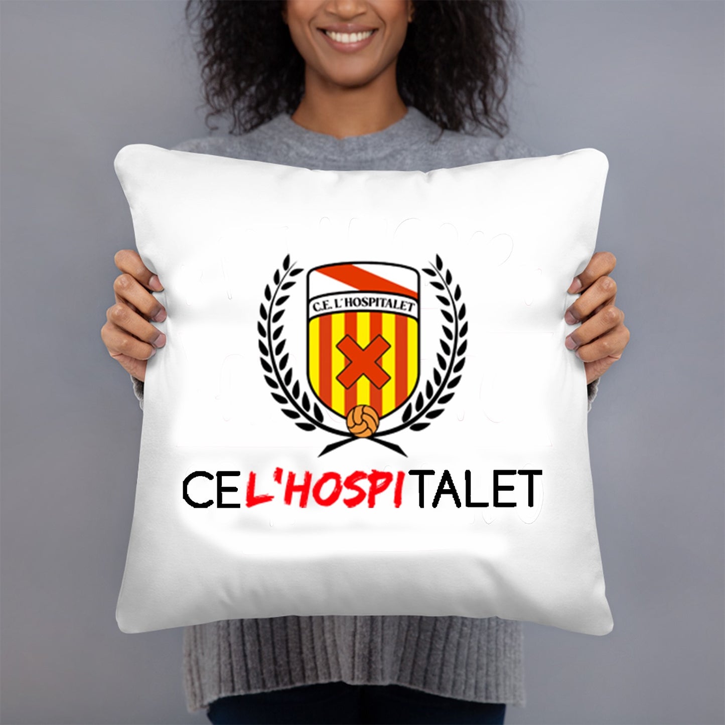 COJIN 40X40 CE L´HOSPITALET DECORACION HOGAR REGALOS