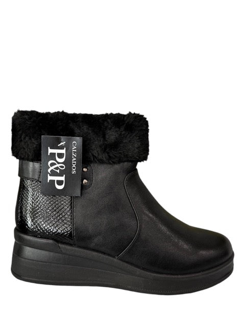 Botines de Mujer con Pelo Interior – Comodidad y Estilo para el Día a Día MZ283