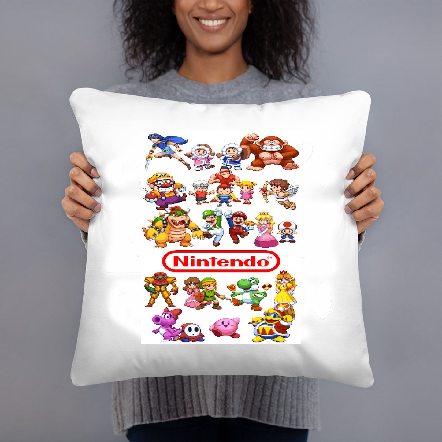 COJIN 40X40 NINTENDO DECORACION HOGAR REGALOS