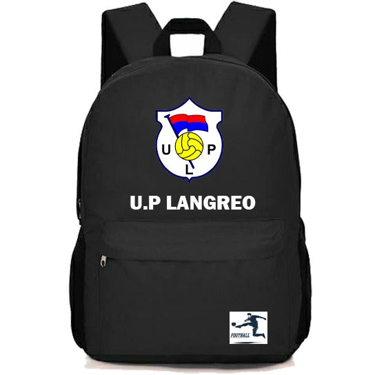 Mochila Deportiva U.P. Langreo Negra – Resistente y Cómoda para Uso Diario