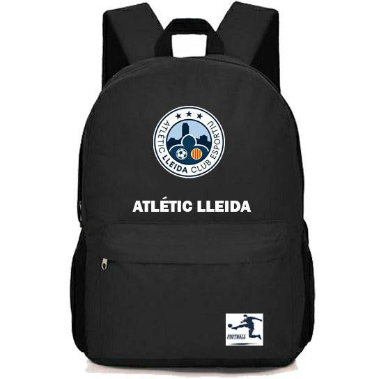 Mochila Deportiva Atlètic Lleida Negra – Resistente y Cómoda para Uso Diario