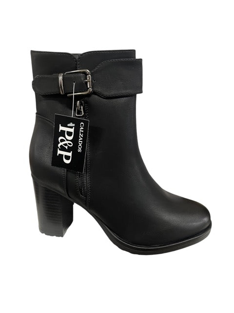 Botines LUISA con Tacón Mujer con Hebilla | Elegancia y Comodidad – Calzados P&P
2836