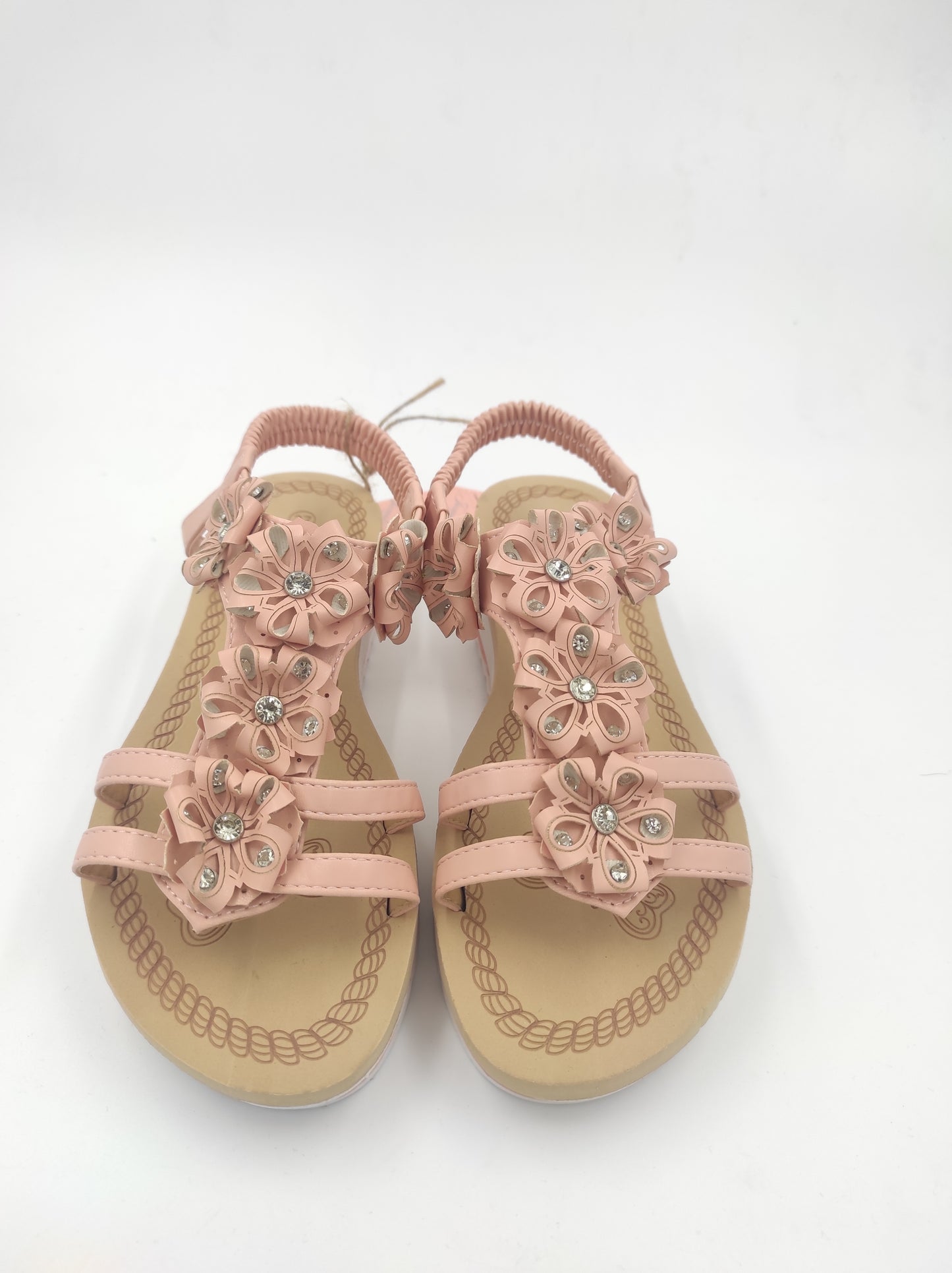 Sandalias Plataforma Rosa con Flores – Cómodas y Elegantes para Mujer SD5128-6