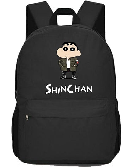 MOCHILA SHIN CHAN HOMBRE Y MUJER COLOR NEGRO