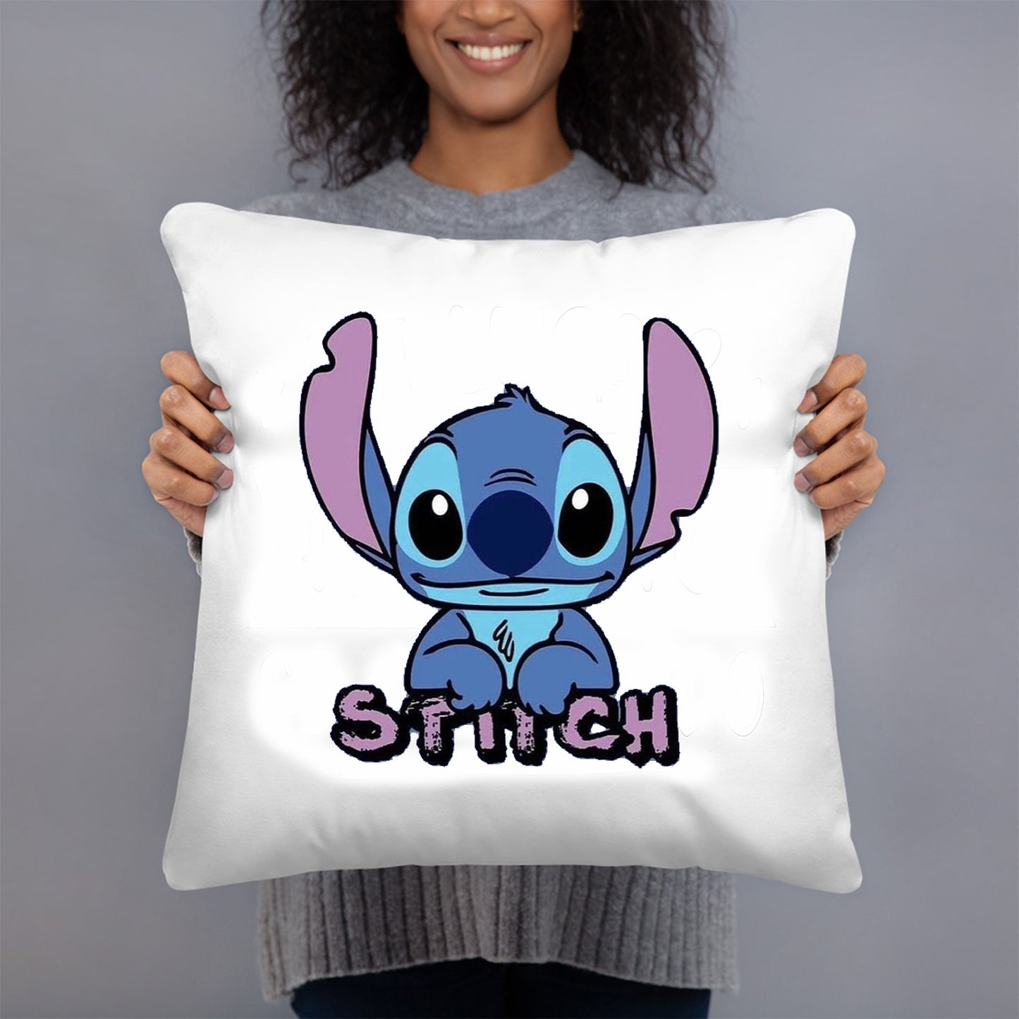 COJIN 40X40 STICH DECORACION HOGAR REGALOS