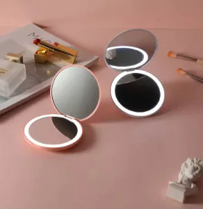 Espejo Cosmético Portátil con Luz