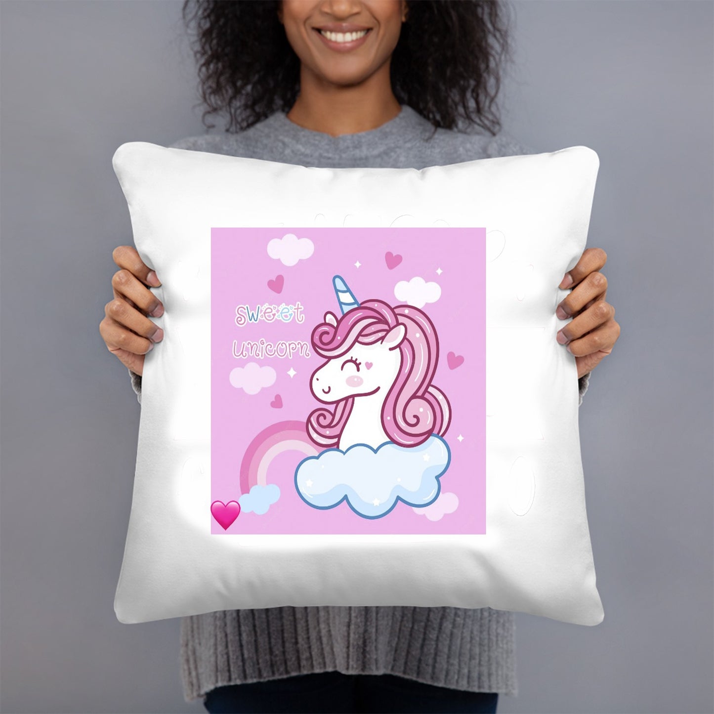 COJIN 40X40 UNICORNIO DECORACION HOGAR REGALOS
