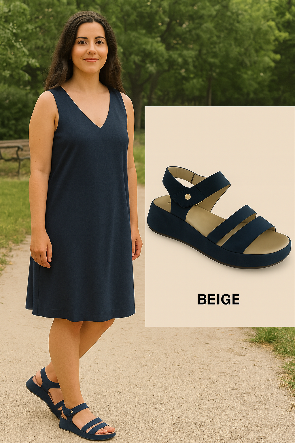 SANDALIA COMODA MUJER WS8943