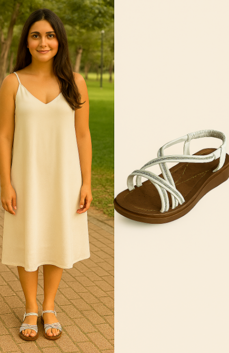 SANDALIA PLANA MUJER WS8948