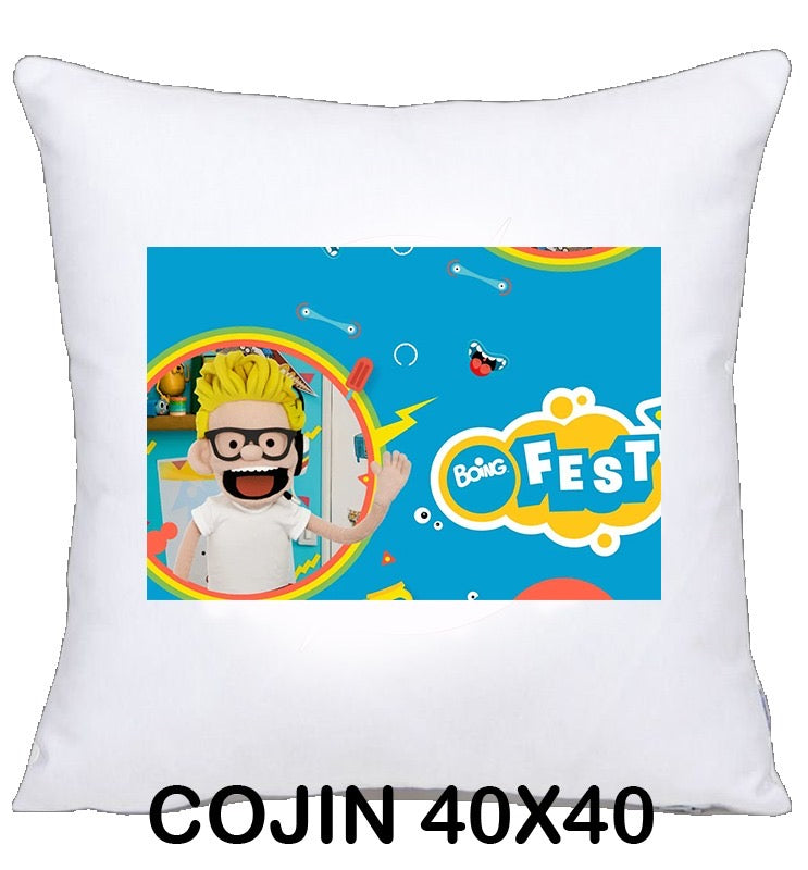 COJIN 40X40 BOING FEST DECORACION HOGAR REGALOS