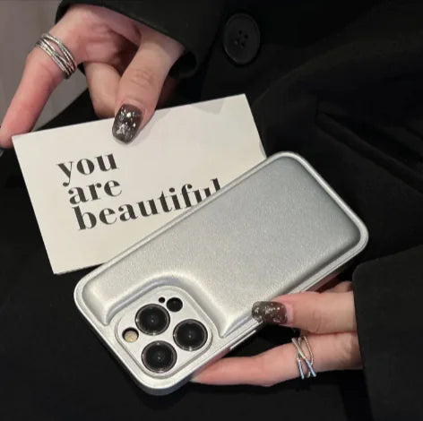 Funda para Teléfono de Pan de Cuero Suave