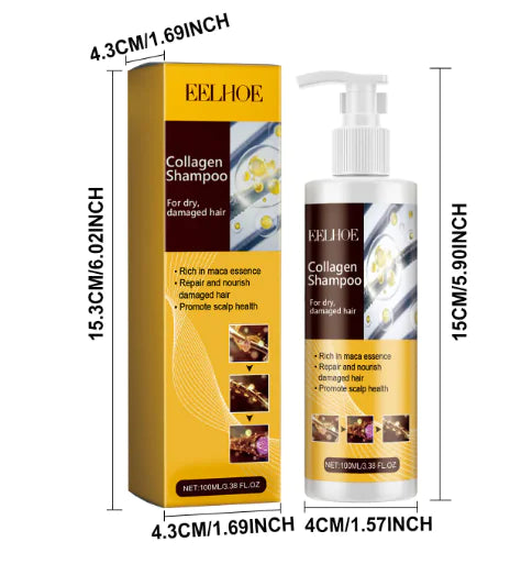 Champú reparador de colágeno