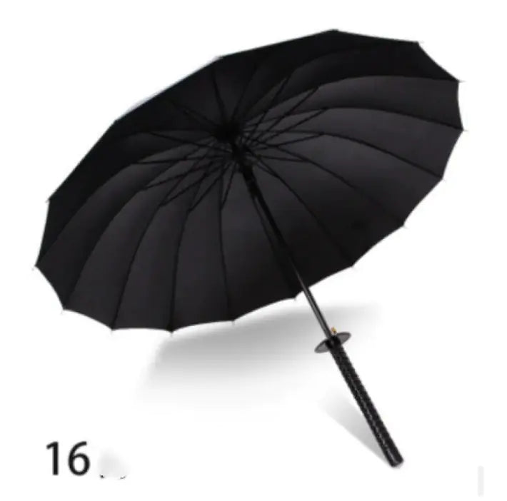 Paraguas a prueba de viento con mango recto