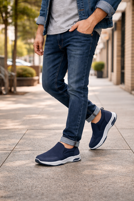 Zapatilla Hombre Tela Confort – Ligera, Flexible y Muy Cómoda para Uso Diario y21