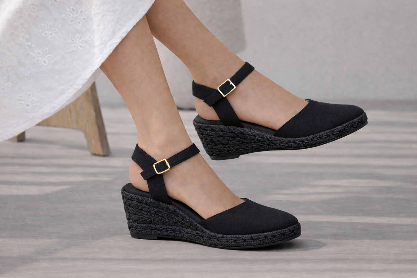 Sandalias Cuña Mujer con Yute – AQ-1593
