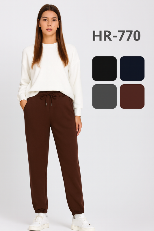 Pantalón Jogger de Mujer “HR-770” – Cómodo, Suave y con Estilo Casual 👖