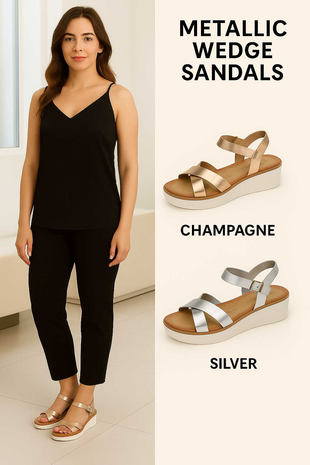 SANDALIA PLANA MUJER 3729-2Y3