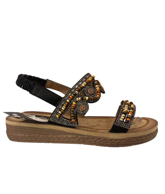 SANDALIA PLANA COMODA BRILLO 2220-01