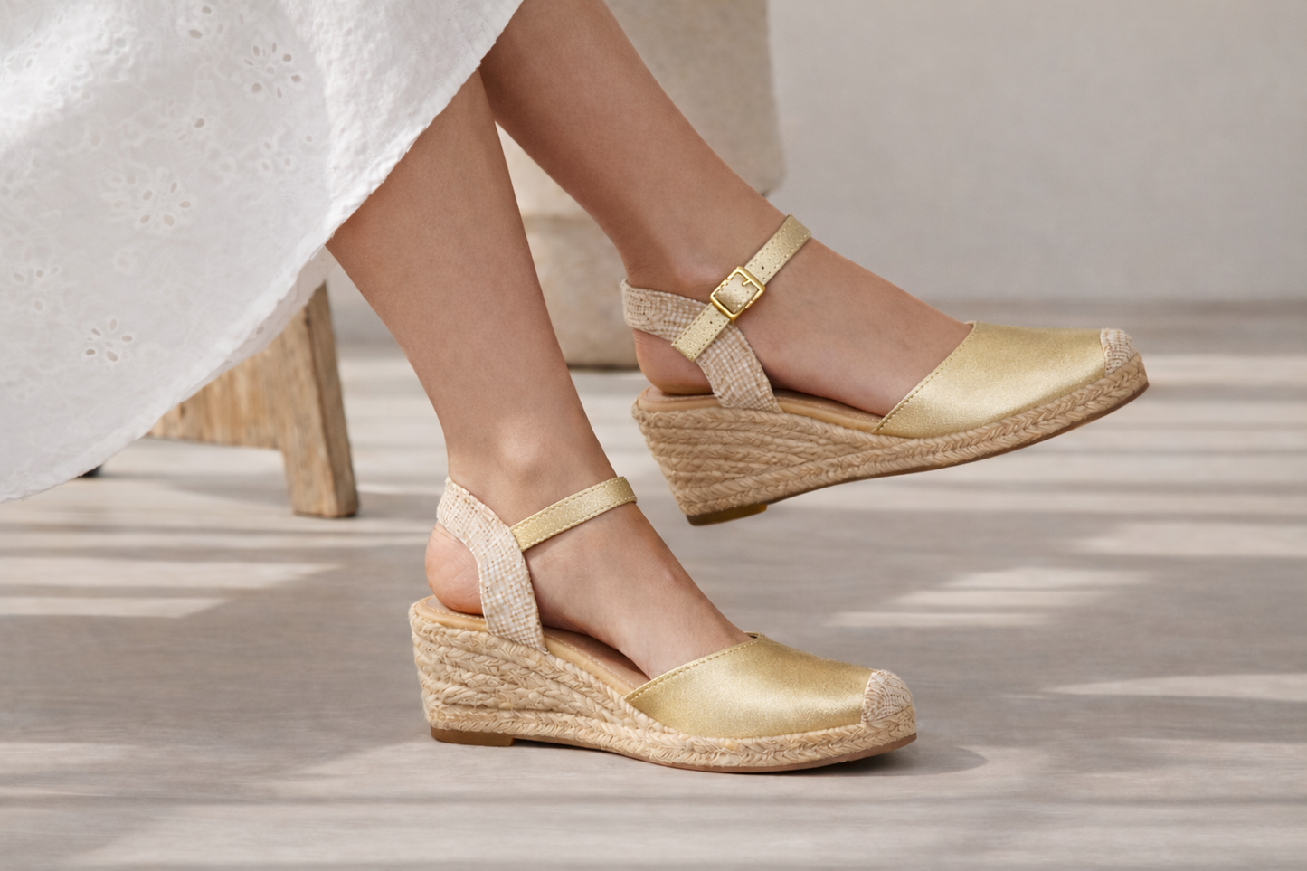 Sandalias Cuña Mujer con Yute – AQ-1593