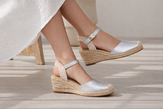 Sandalias Cuña Mujer con Yute – Sandalias Verano Cómodas y Frescas AQ-1593