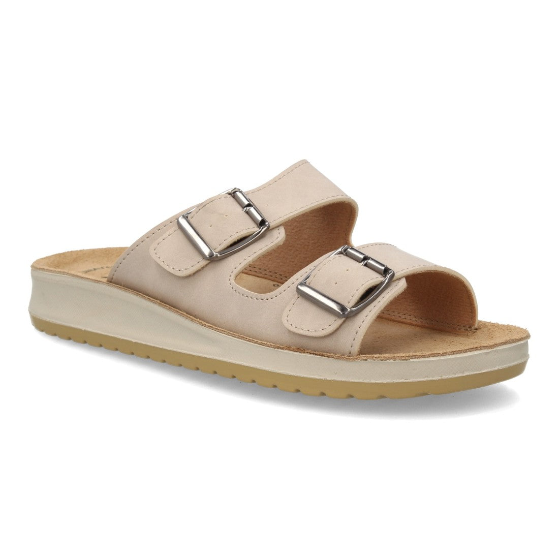 Sandalias Anatómicas Mujer con Doble Hebilla | Plantilla Confort | Varios Colores 6542