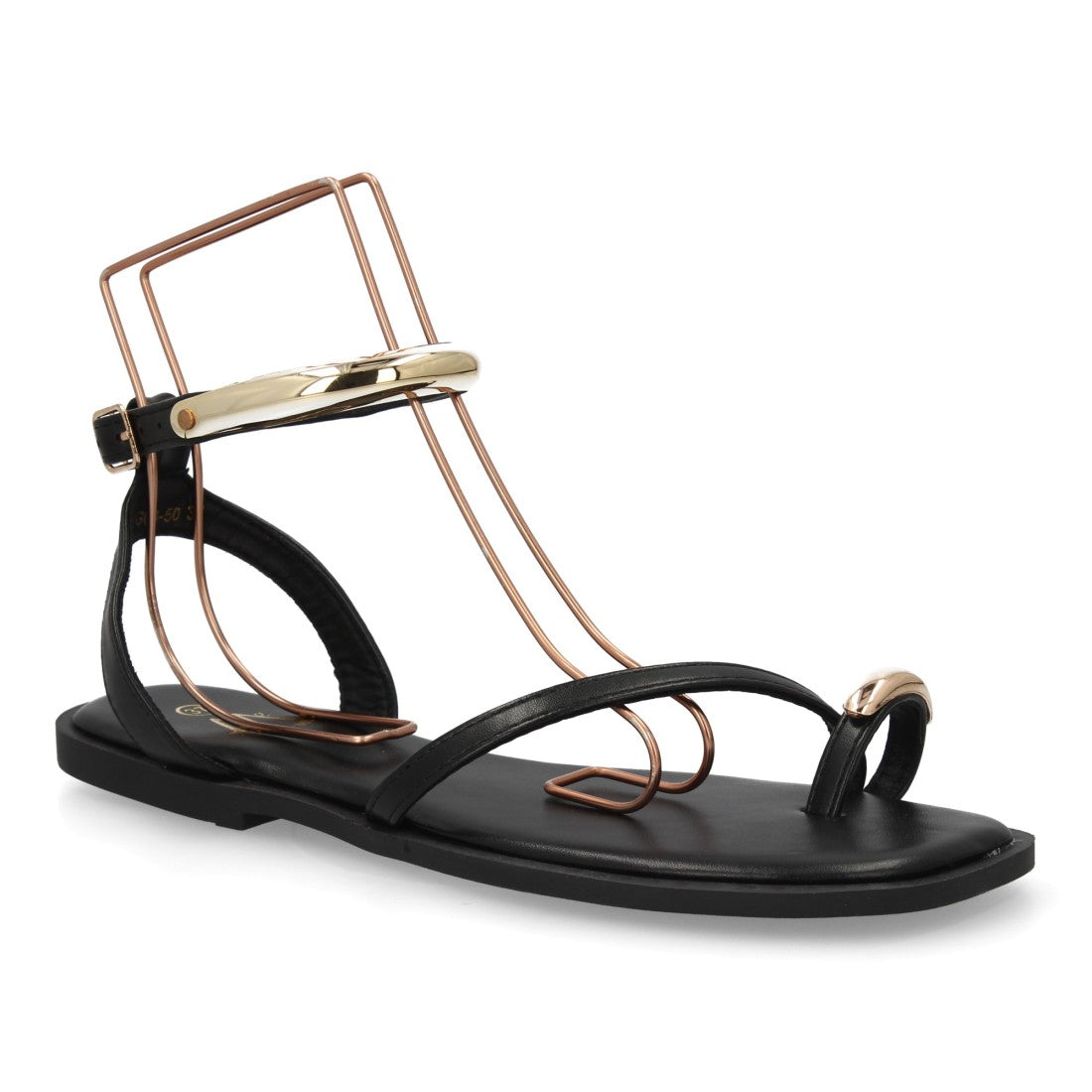 Sandalia Plana Elegance | Disponible en Negro, Marrón y Dorado ✨ G08-50