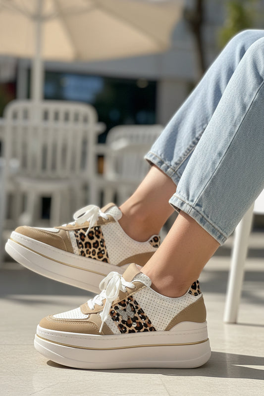 Deportiva Mujer Plataforma con Detalles – Disponible en 2 Colores 3294-29