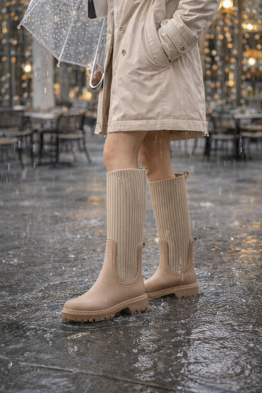 Botines Impermeables de Mujer para Días de Lluvia 18200