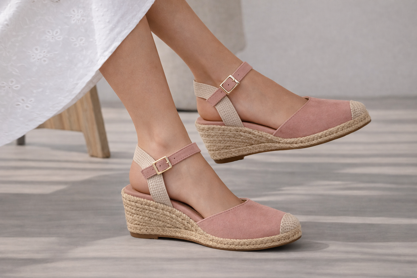 Sandalias Cuña Mujer con Yute – AQ-1593